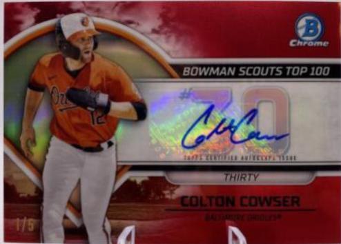 Colton Cowser [Autograph Red] #BTP-30