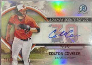 Colton Cowser [Autograph] #BTP-30