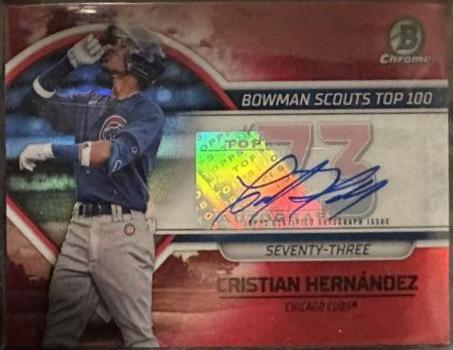 Cristian Hernandez [Autograph Red] #BTP-73