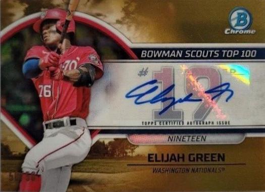 Elijah Green [Autograph Gold] #BTP-19