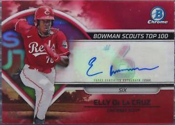 Elly De La Cruz [Autograph Red] #BTP-6