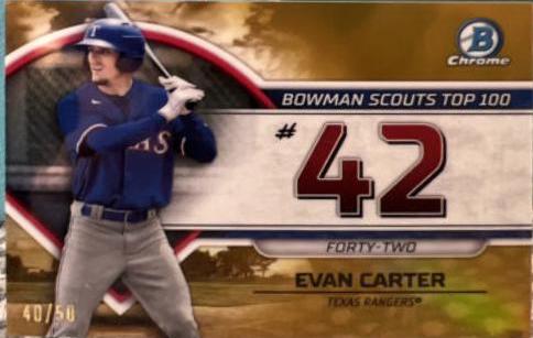 Evan Carter [Gold] #BTP-42