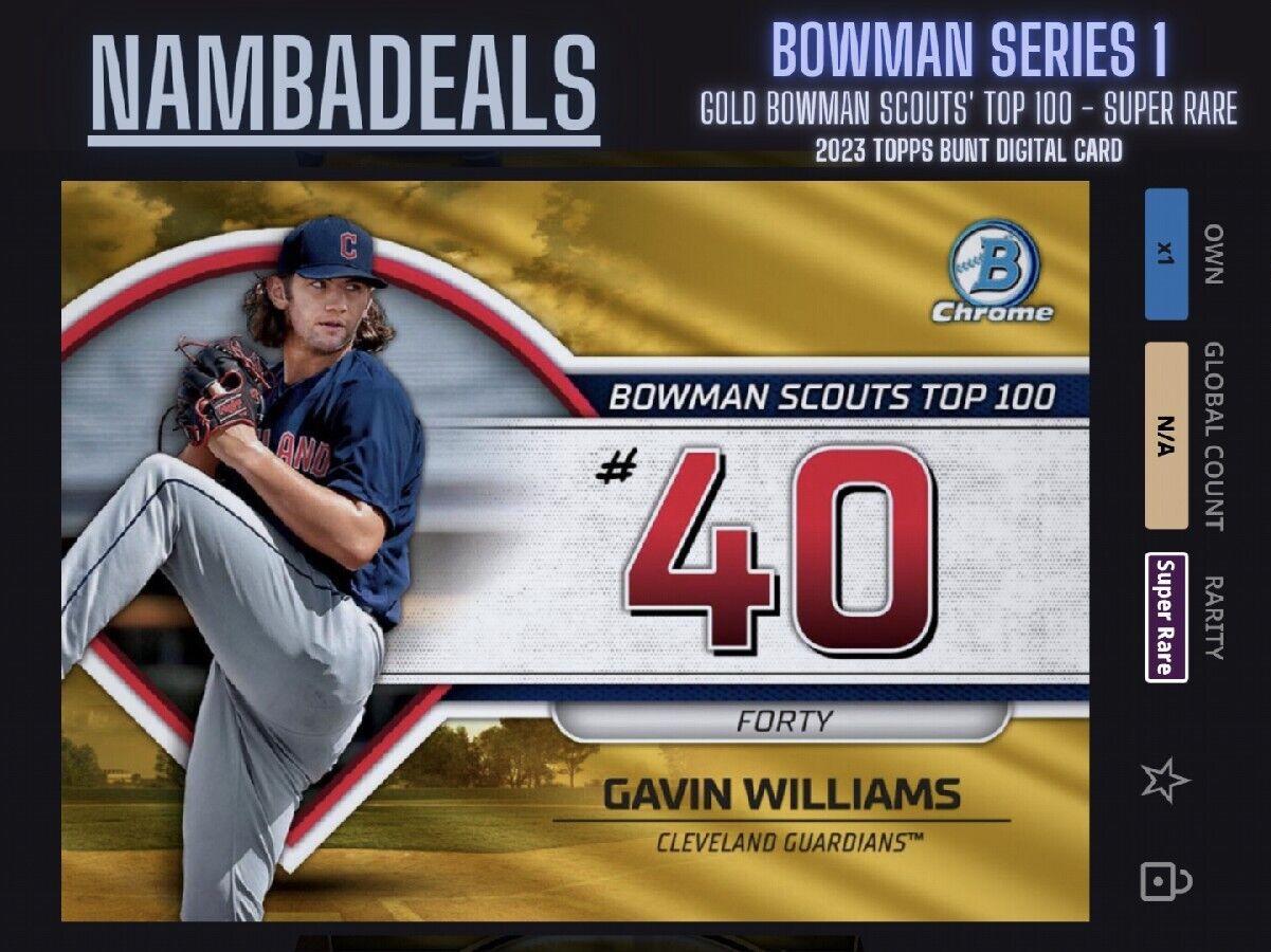 Gavin Williams [Gold] #BTP-40