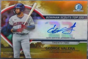 George Valera [Autograph Gold] #BTP-22