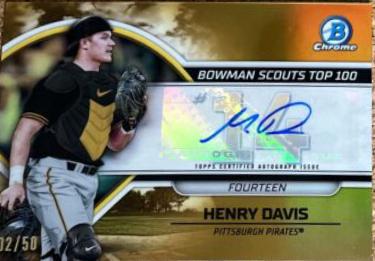 Henry Davis [Autograph Gold] #BTP-14