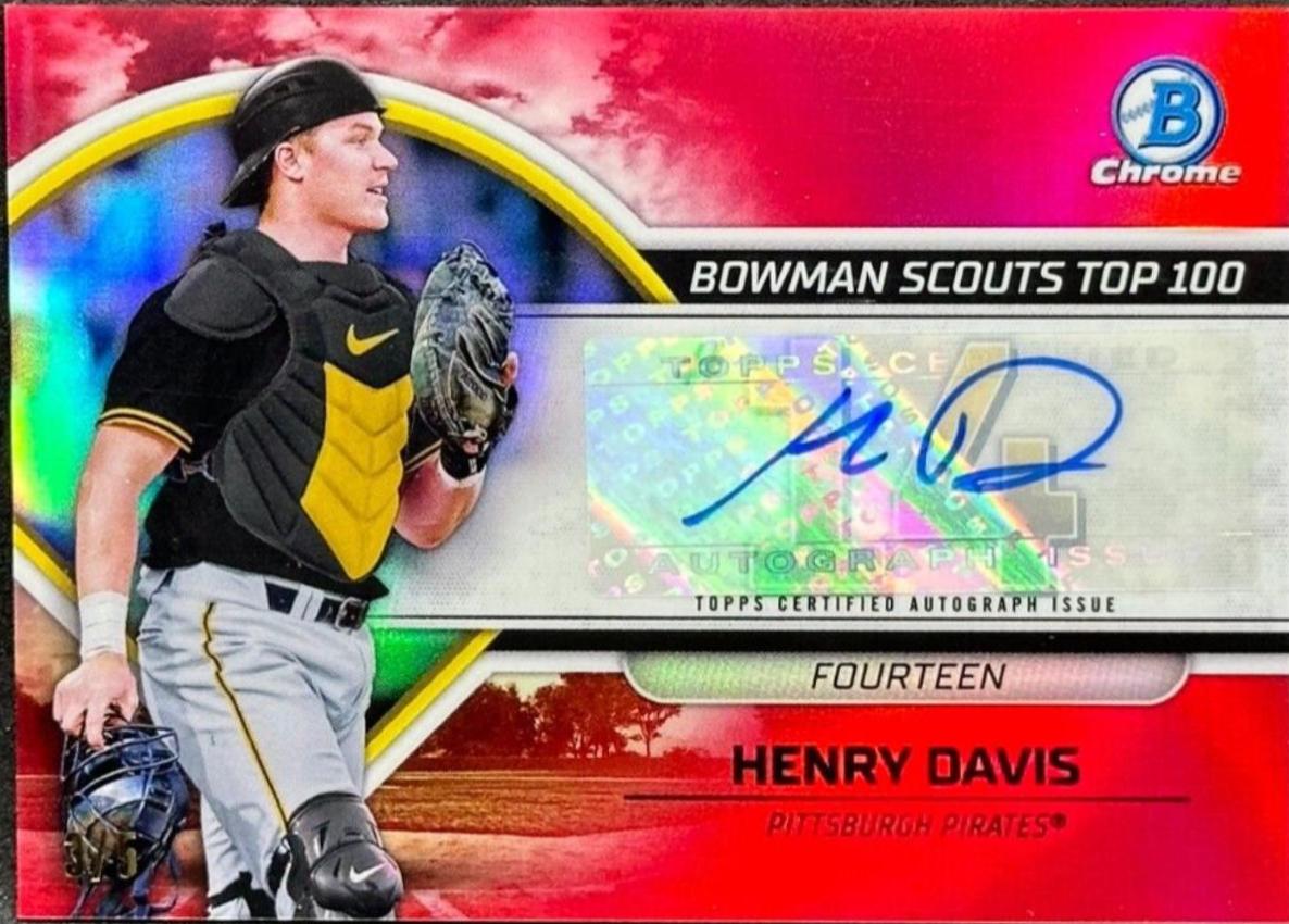 Henry Davis [Autograph Red] #BTP-14