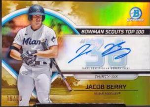 Jacob Berry [Autograph Gold] #BTP-36