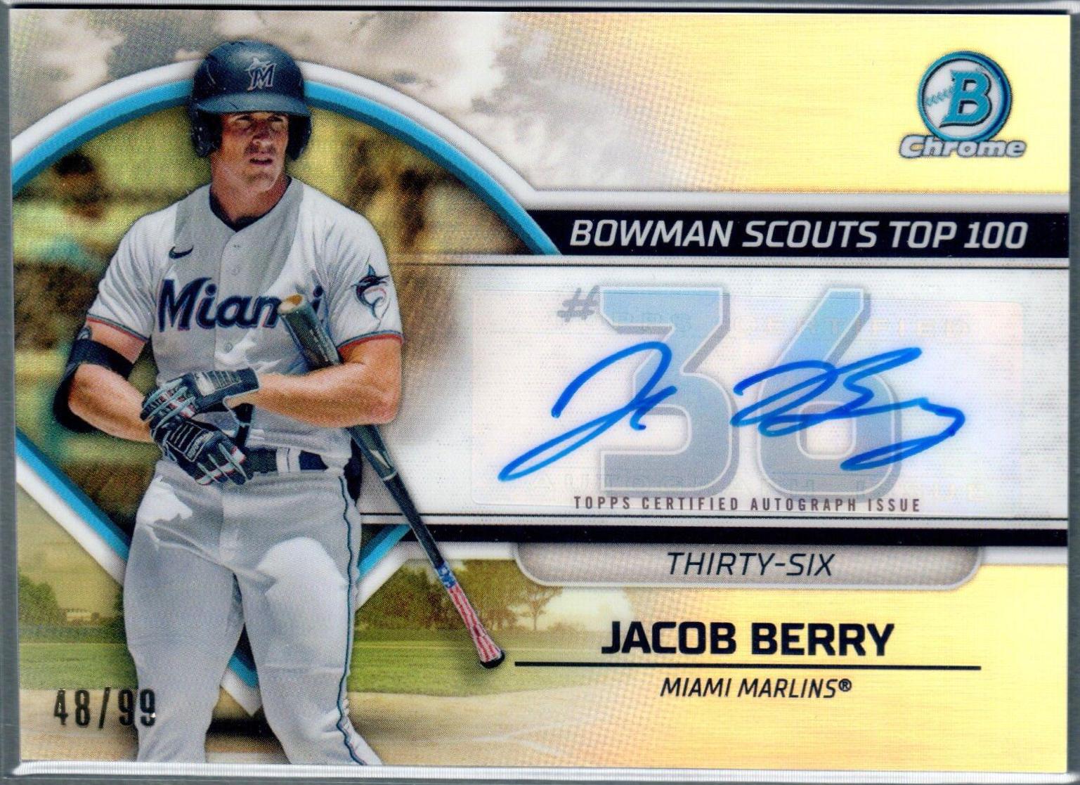 Jacob Berry [Autograph] #BTP-36