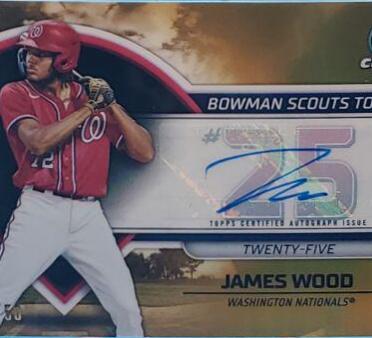 James Wood [Autograph Gold] #BTP-25