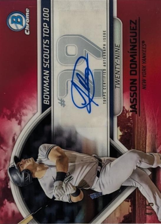 Jasson Dominguez [Autograph Red] #BTP-29