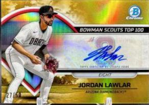 Jordan Lawlar [Autograph Gold] #BTP-8