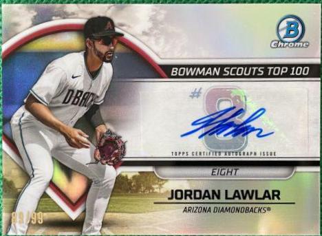 Jordan Lawlar [Autograph] #BTP-8