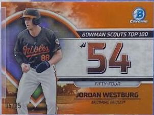 Jordan Westburg [Orange] #BTP-54