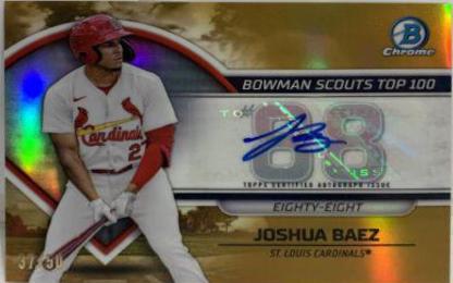 Joshua Baez [Autograph Gold] #BTP-88