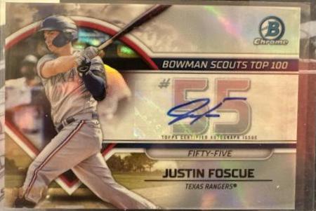 Justin Foscue [Autograph] #BTP-55