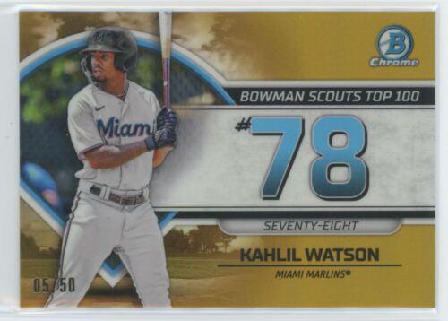 Kahlil Watson [Gold] #BTP-78