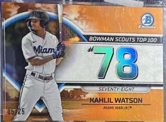 Kahlil Watson [Orange] #BTP-78