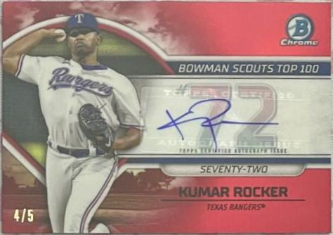 Kumar Rocker [Autograph Red] #BTP-72
