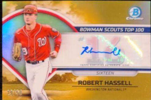 Robert Hassell [Autograph Gold] #BTP-16