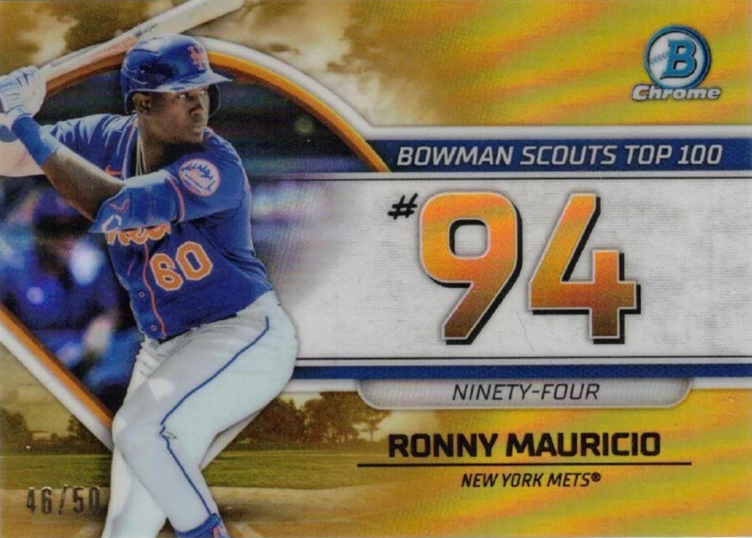 Ronny Mauricio [Gold] #BTP-94