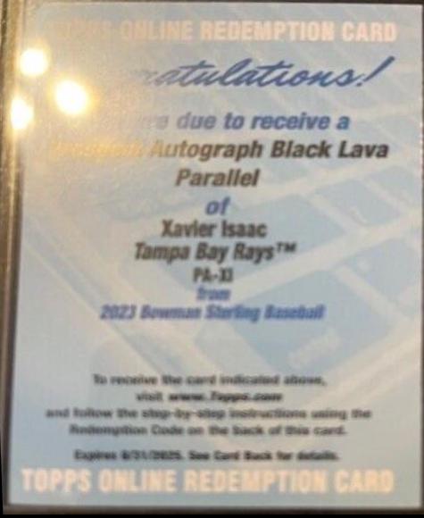 Xavier Isaac [Black Lava] #BSP-90