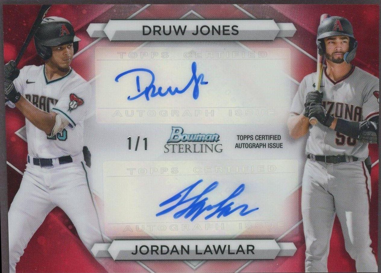 Druw Jones, Jordan Lawlar [Red] #DRA-JL