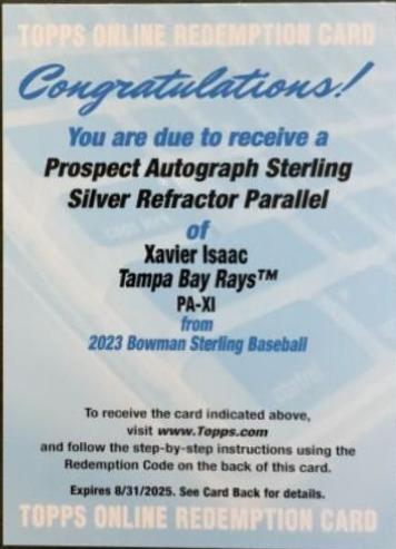 Xavier Isaac [Silver] #PA-XI