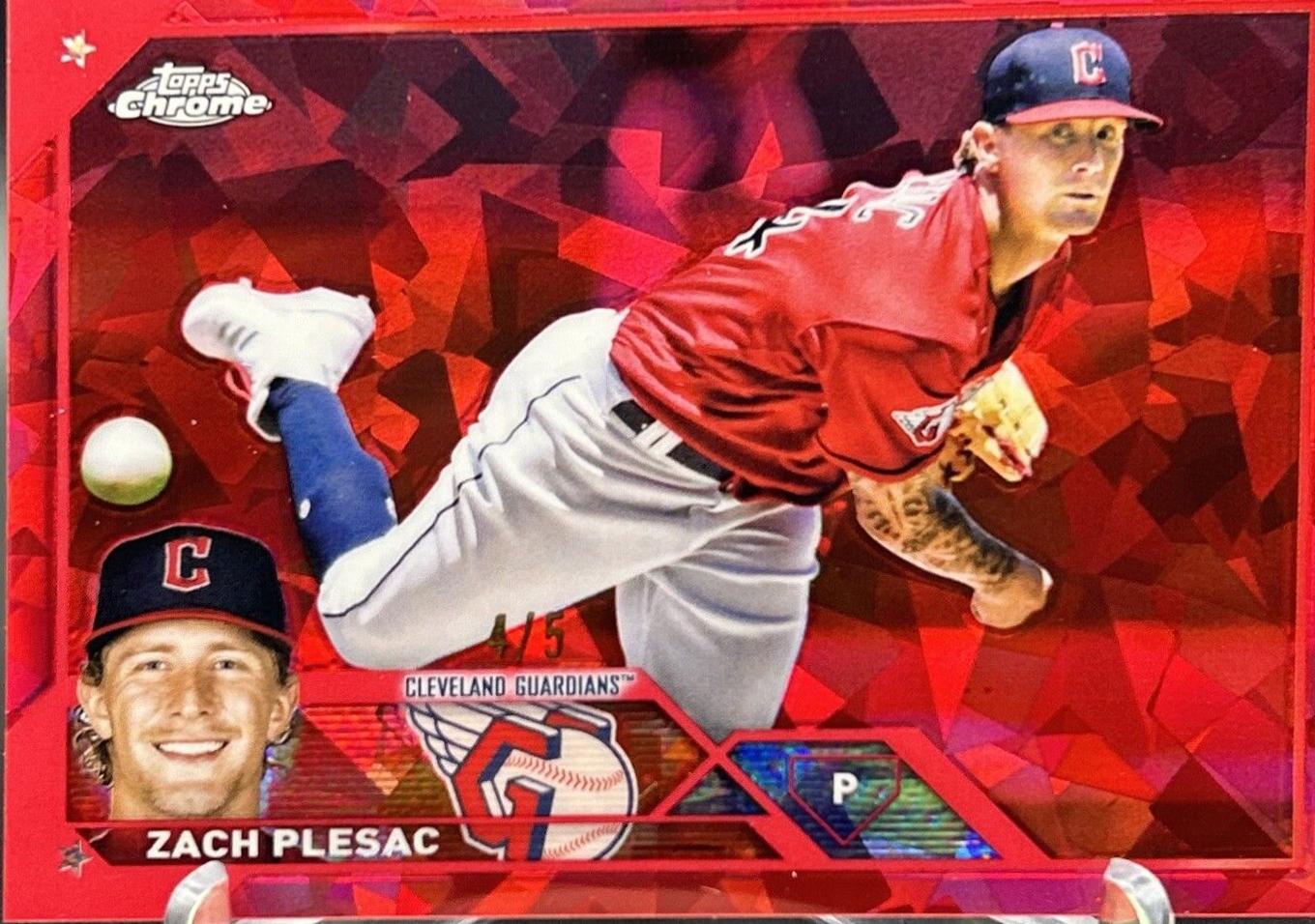 Zach Plesac [Red] #476