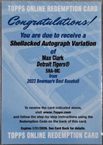 Max Clark #SHA-MC