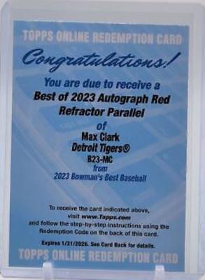 Max Clark [Red] #B23-MC