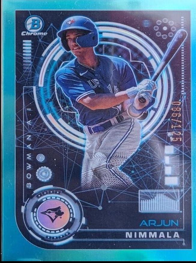 Arjun Nimmala [Aqua Refractor] #BAI-18