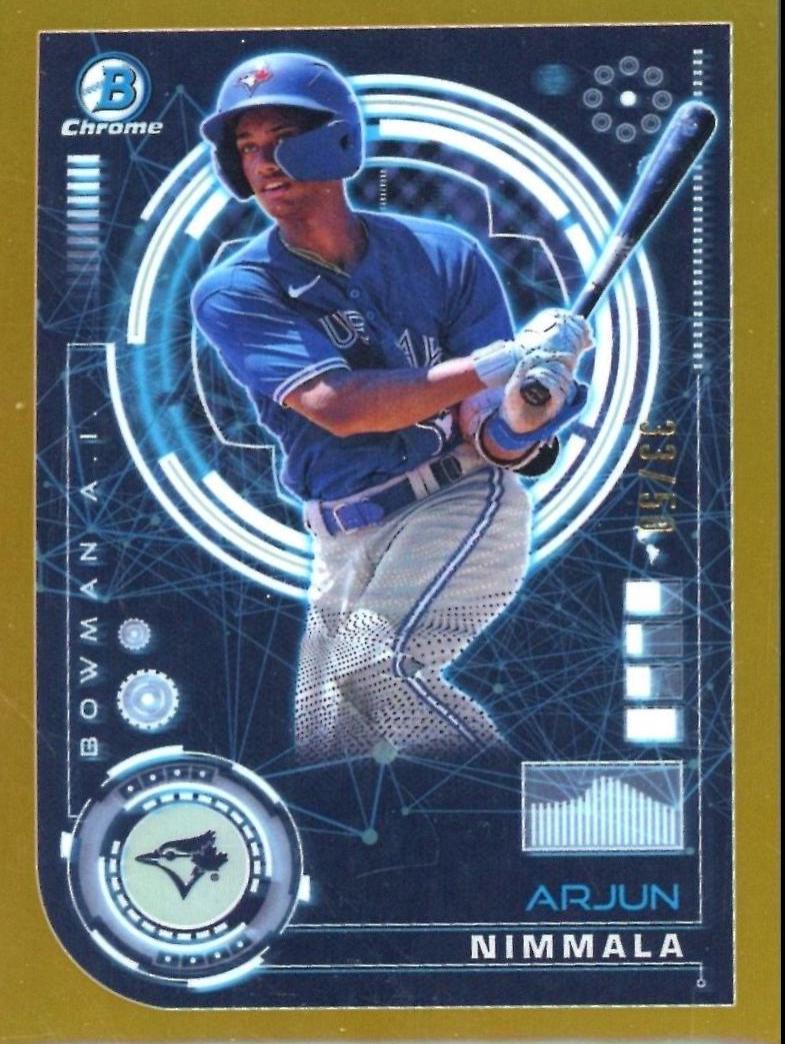 Arjun Nimmala [Gold Refractor] #BAI-18