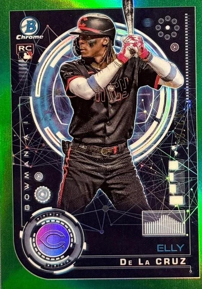 Elly De La Cruz [Green Refractor] #BAI-1