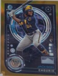 Jackson Chourio [Gold Refractor] #BAI-16