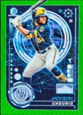 Jackson Chourio [Green Refractor] #BAI-16