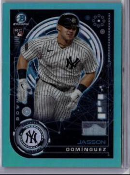Jasson Dominguez [Aqua Refractor] #BAI-8