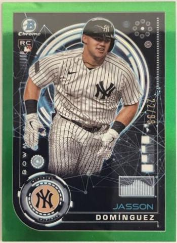 Jasson Dominguez [Green Refractor] #BAI-8