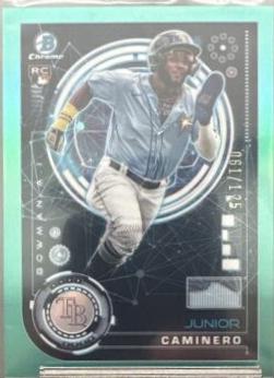 Junior Caminero [Aqua Refractor] #BAI-20