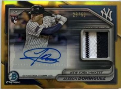 Jasson Dominguez [Gold Refractor] #BCAR-JD