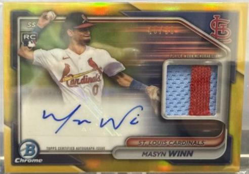 Masyn Winn [Gold Refractor] #BCAR-MW