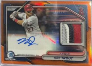 Mike Trout [Orange Refractor] #BCAR-MT