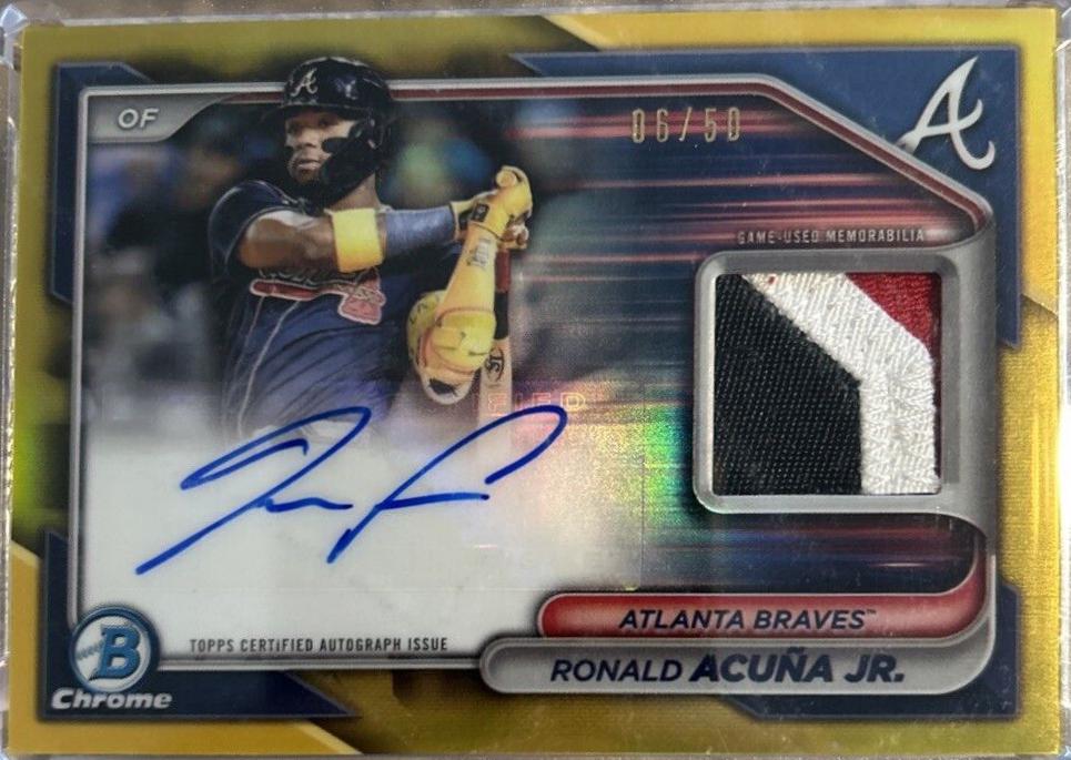 Ronald Acuna Jr. [Gold Refractor] #BCAR-RA