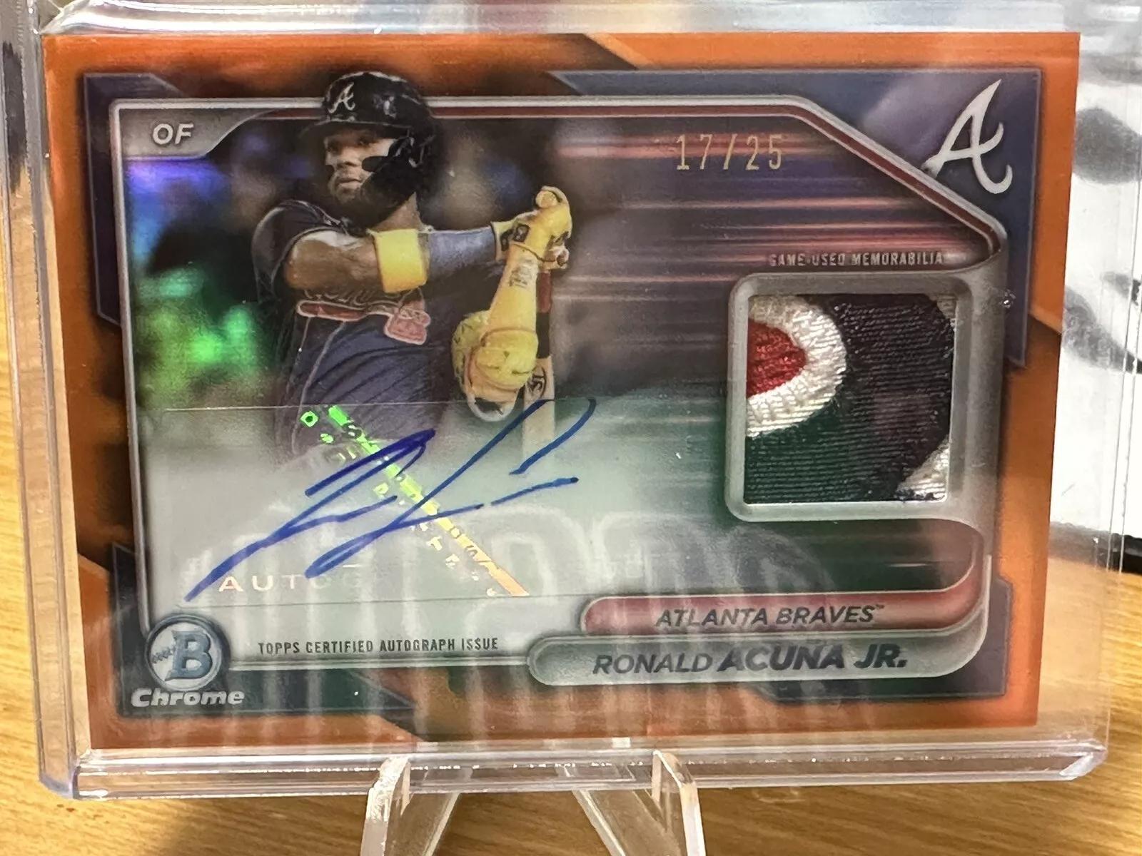 Ronald Acuna Jr. [Orange Refractor] #BCAR-RA