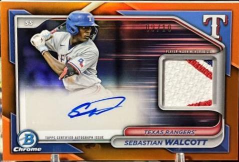 Sebastian Walcott [Orange Refractor] #BCAR-SW