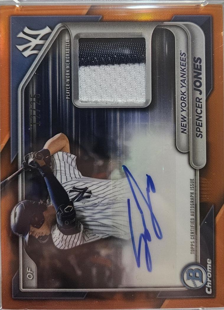Spencer Jones [Orange Refractor] #BCAR-SJ