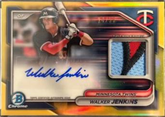Walker Jenkins [Gold Refractor] #BCAR-WJ