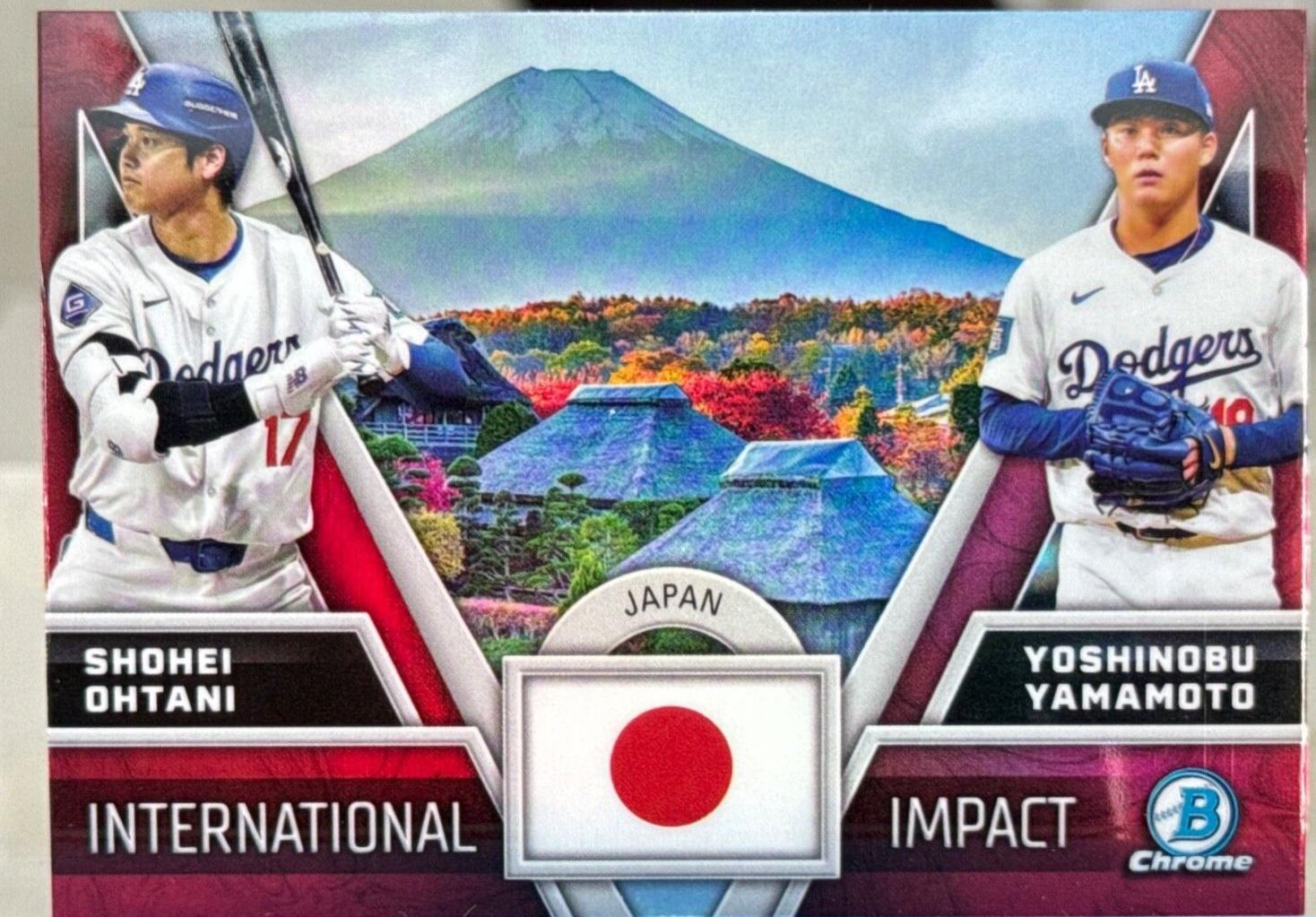Shohei Ohtani / Yoshinobu Yamamoto [Orange Refractor] #II-1