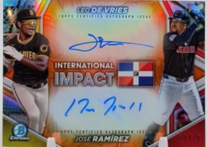 Leo De Vries / Jose Ramirez [Orange Refractor] #II-DR