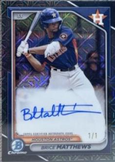 Brice Matthews [Black Mojo Refractor] #BMA-BM