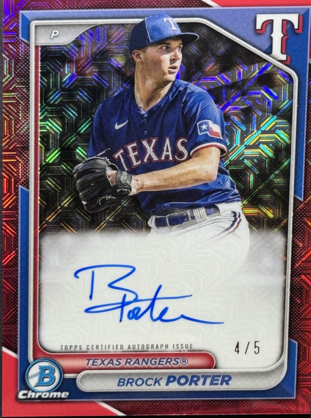 Brock Porter [Red Mojo Refractor] #BMA-BP